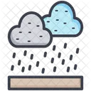 Raining Weather Cloud Icon