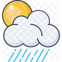 Raining Rain Cloud Icon