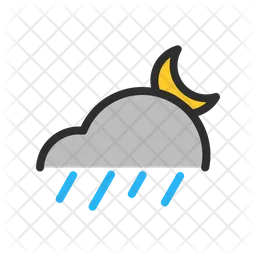 Raining  Icon