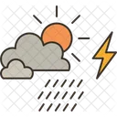 Raining Weather Forecast Icon