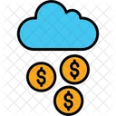 Raining Rain Dollar Icon