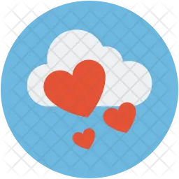 Raining hearts  Icon