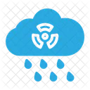 Rainout Acid Rain Pollution Icon