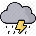Rainstorm Thunderstorm Lightning Icon