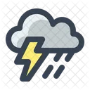 Rainstorm Storm Stormy Icon