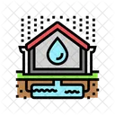 Rainwater Harvesting Green Icon