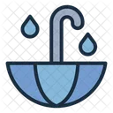 Rainwater collecting  Icon