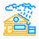 Rainwater Harvesting Green Icon