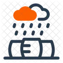 Rainwater Harvesting Water Storage Icon