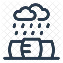 Rainwater Harvesting Water Storage Icon