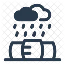 Rainwater Harvesting Water Storage Icon