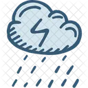 Cloud Electric Energy Icon