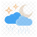 Rainy Cloud With Icon