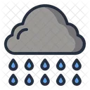 Rainy Raining Weather Icon