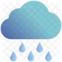 Rainy Water Cloud Icon