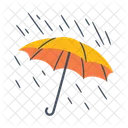 Rainy Rain Umbrella Icon