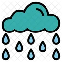 Rainy Rain Wet Icon