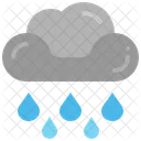 Rainy Rain Weather Icon