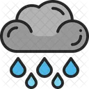 Rainy Rain Weather Icon