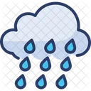 Rainy Cloud Rain Wet Icon
