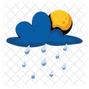 Rainy Cloud Rainy Weather Raining Icon
