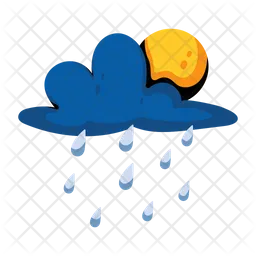 Rainy Cloud  Icon