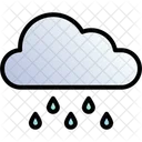 Rainy Clouds Rain Weather Icon