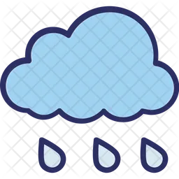 Rainy Clouds  Icon