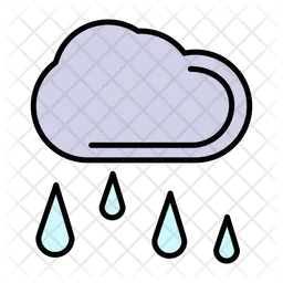 Rainy Clouds  Icon