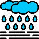 Rainy Day Precipitation Day Wet Weather Icon