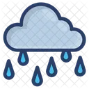 Rainy Day Raincloud Nature Icon