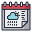 Rainy Day Rain Date Icon