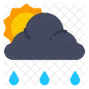 Rainy Day Cloud Raindrop Icon