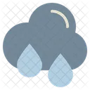Rainy Rain Cloud Icon