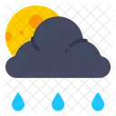 Rainy Night Cloud Moon Icon