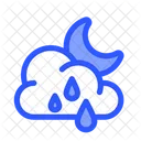 Rain Night Cloud Icon