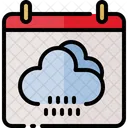 Rainy Season Weather Rain Icon