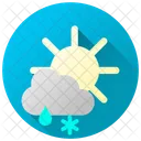 Rainy Snowy Day  Icon