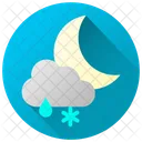 Rainy Snowy Night  Icon