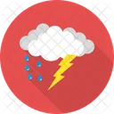 Rainy Thunderstorm Cloud Heavy Rain Icon