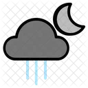 Weather Rainy Night Icon