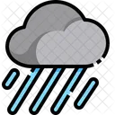 Rainy Weather Rain Raining Icon