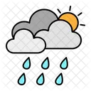 Rainy Weather Rain Rainy Icon