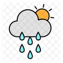 Rainy Weather Rain Rainy Icon