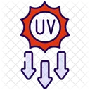 Raios UV  Ícone