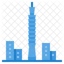 Raipei Taiwan Skyscraper Icon