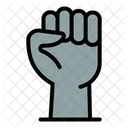 Raise Fist Hand Symbol Sign Icon