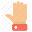 Raise Hand Gesticulate Hand Palm Icon