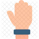 Raise Hand Speech Figure Icon