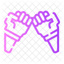 Raise Hand Protest Manifestation Icon